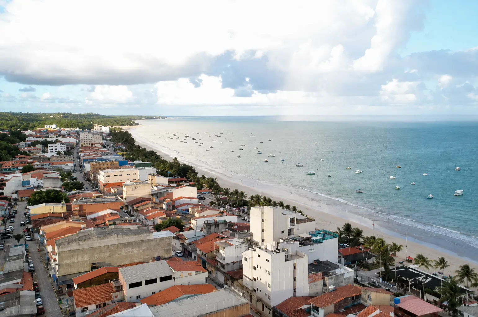 Orla central de Maragogi, o Caribe Brasileiro